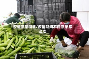 疫情蔬菜销售/疫情期间农民蔬菜怎么卖